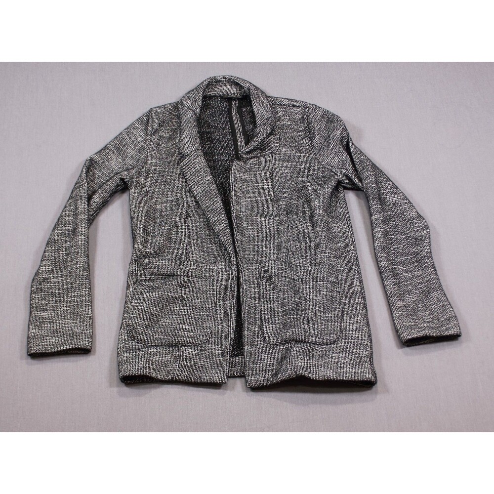 Topshop Gray Knitted Open Cardigan Women’s US 4 Small Sweater Polyester Cotton